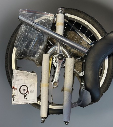 Fun unicycle silver w19 - fun, silver,